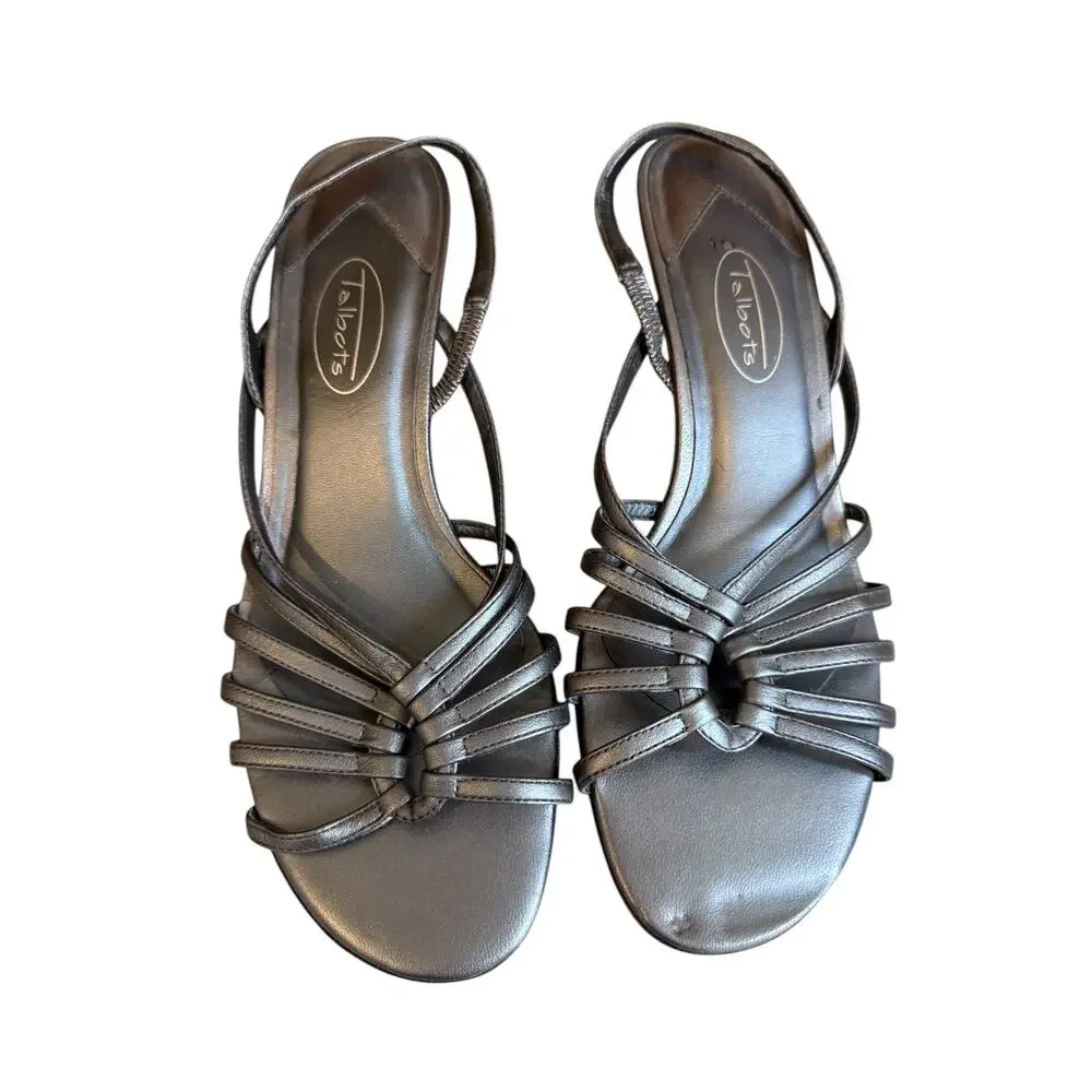 Talbots leather strappy